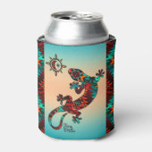 Gecko Lizard en Sun Koelbox Blikjeskoeler (Blikje Voorkant)