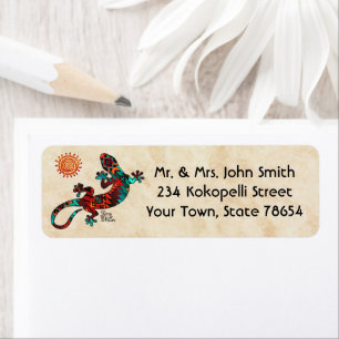 Gecko Lizard en Sun Label