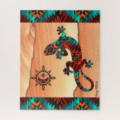 Gecko Lizard Et Sun Jigsaw Puzzle Puzzle (Vertical)