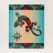 Gecko Lizard Et Sun Jigsaw Puzzle Puzzle (Vertical)