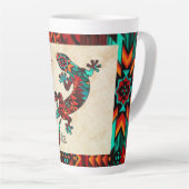 Gecko Lizard Et Sun Latte Mug (Angle droit)