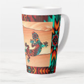 Gecko Lizard Et Sun Latte Mug (Angle droit)