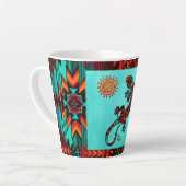 Gecko Lizard Et Sun Latte Mug (Angle gauche)