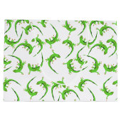 Gecko Lizard Reptile Pattern Groot Cadeauzakje (Achterkant)