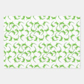 Gecko Lizard Reptile Pattern Inpakpapier Vel (Voorkant 3)