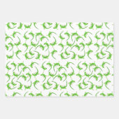 Gecko Lizard Reptile Pattern Inpakpapier Vel (Voorkant 2)