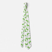 Gecko Lizard Reptile Pattern Stropdas (Achterkant)
