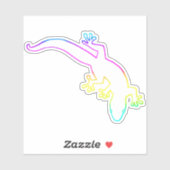 GECKO Multi-Color Outline Sticker (Vel)