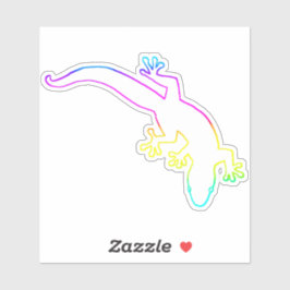 GECKO Multi-Color Outline Sticker