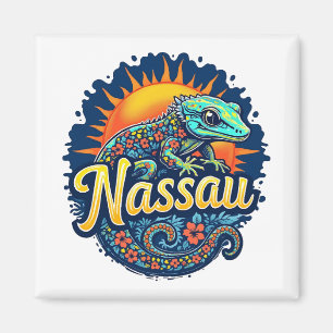 Gecko Nassau Bahamas Caribisch gebied Magneet