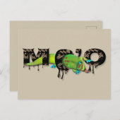 Gecko op Hawaï Briefkaart (Voorkant / Achterkant)