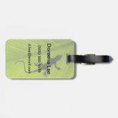 Gecko Silhouette Bagagelabel (Achterkant horizontaal)