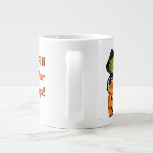 Gecko Skeleton Extra Grote Beker (Achterkant)