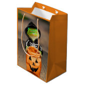 Gecko Skeleton Medium Cadeauzakje (Achterkant Gekanteld)