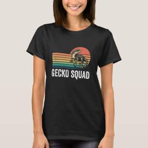 Gecko Squad Hagedis Vanger Grappig Retro Gecko Hag T-shirt