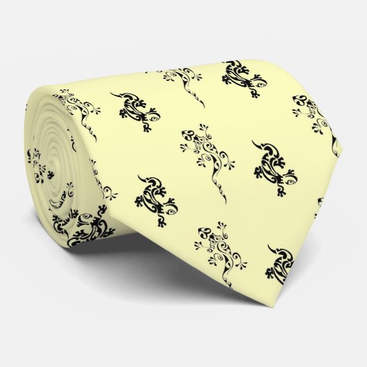 gecko stropdas (Opgerold)