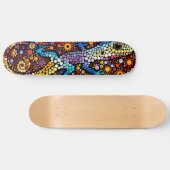 Gecko - Style autochtone - Planche de skateboard (Horz)