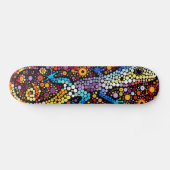 Gecko - Style autochtone - Planche de skateboard (Horz)