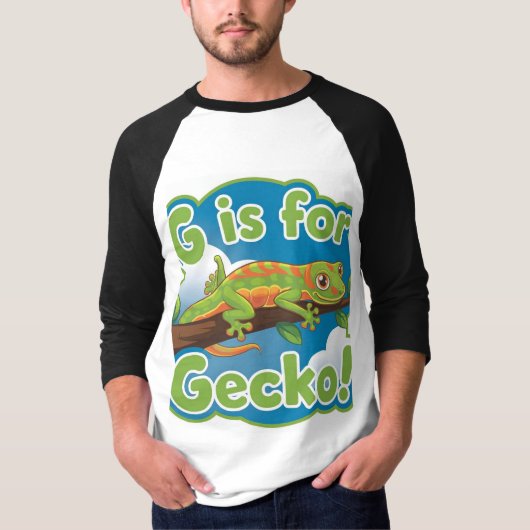 Gecko T-shirt ontwerp (Voorkant)