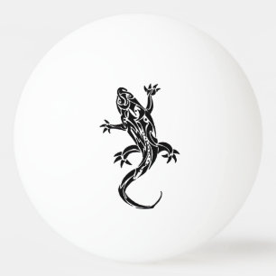 Gecko Tribal Tattoo Pingpongballen