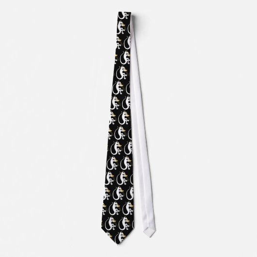 Gecko Trombone Necktie Stropdas (Voorkant)