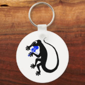 Gecko Violin Sleutelhanger (Voorkant)