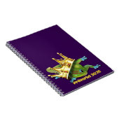 Gecko with crown—Proverbs  Notitieboek (Rechterzijde)