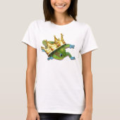 Gecko with crown t-shirt (Voorkant)