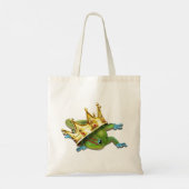 Gecko with crown tote bag (Achterkant)