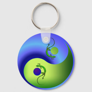 Gecko Yin Yang Sleutelhanger