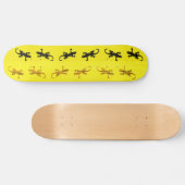 Geckos sur Skateboard (Horz)