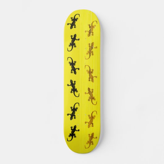 Geckos sur Skateboard (Recto)