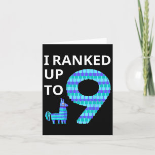 Geclassificeerd tot 9 verjaardag videospel Llama P Kaart