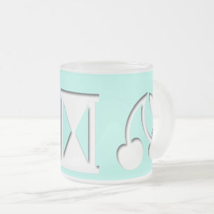 gecodeerd bericht? Mok van voorgekookte glas