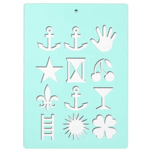 gecodeerd bericht? Summer Clipboard Klembord (Achterkant)