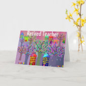 Gecodeerd ontwerp van docent VILLAGE SCENE Kaart (Gele Bloem)