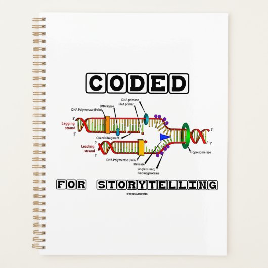 Gecodeerd voor DNA-replicatie met verhalen Planner (Voorkant)