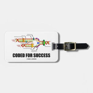 Gecodeerd voor succes (DNA-replicatie) Bagagelabel