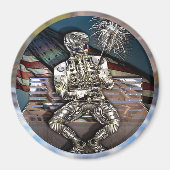 Gecodeerd voor vrijheid magneet (Voorkant)