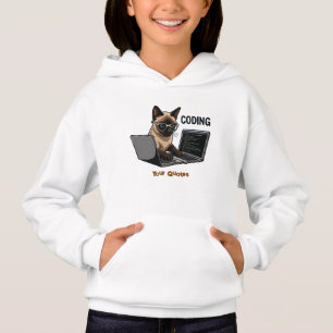 Gecodeerde Siamese Kat Cartoon