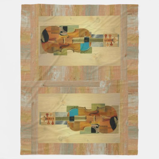 Gecombineerd geweld fleece deken (Voorkant)