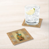 Gecombineerd geweld vierkante kartonnen onderzetter (Insitu)