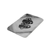 Gecombineerde en tragische theater jester maskers  badmat (Gekanteld)