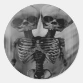Gecombineerde Twins Skeleton Oddity Sticker Set (Voorkant)