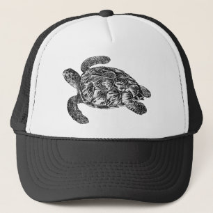  Gecombineerde Zeeen schildpad - Sjabloon van schi Trucker Pet