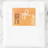 Gecompliceerd? sticker (Tas)