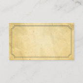 gecomprimeerd oud papier visitekaartje (Achterkant)