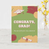 Geconcentreerde Afstuderen-kaart Kaart (Gele Bloem)