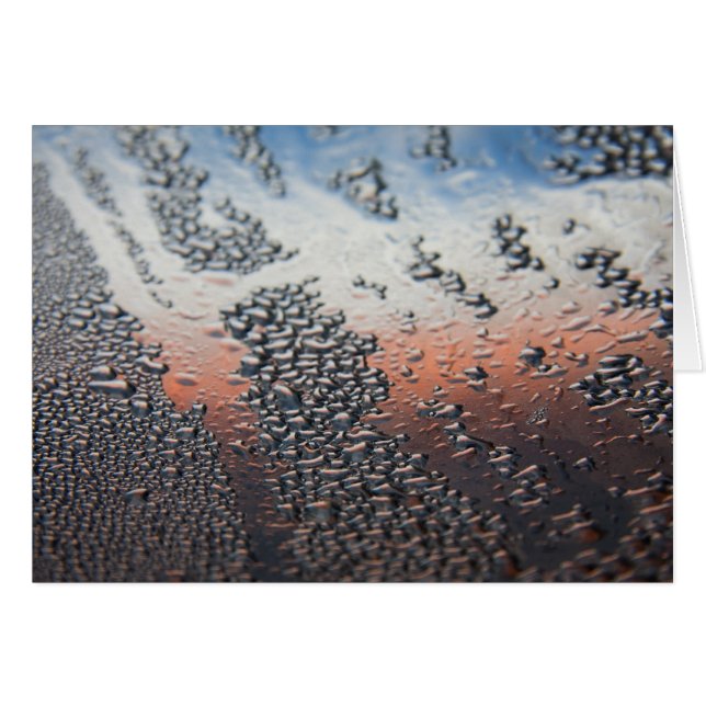 Gecondenseerde waterdruppels (Voorkant Horizontaal)