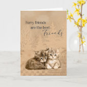 Gecondoleerd met het verlies van uw harige vriende kaart (Gele Bloem)